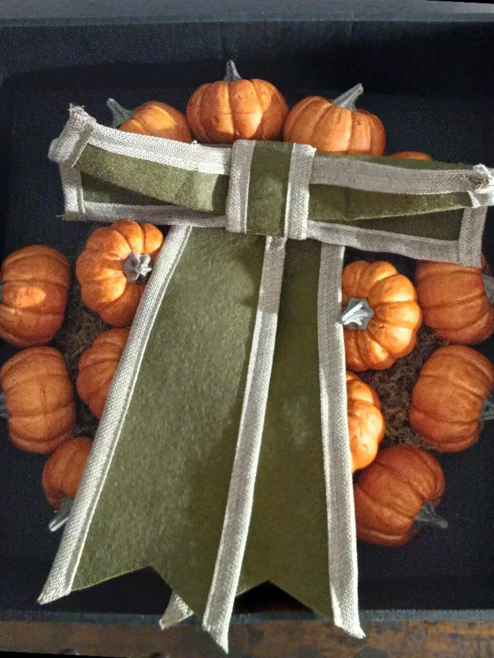 Pumpkin wreath 16